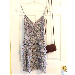 Floral ruffle dress